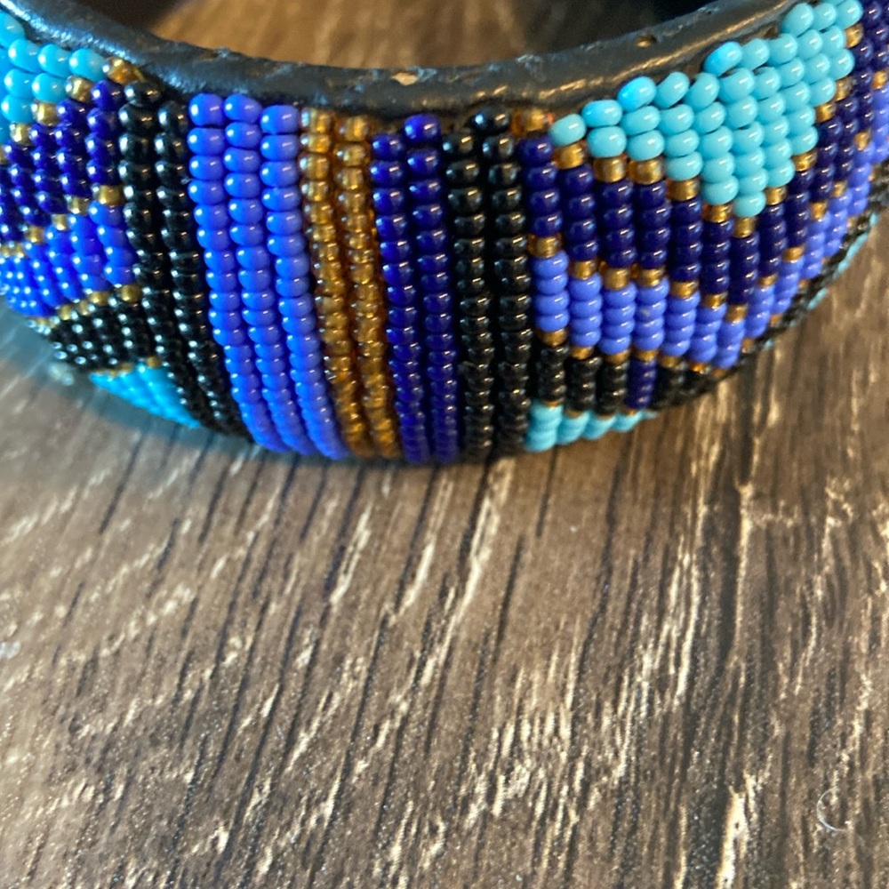 Hand beaded bracelet/ make bundles make offers all offers considered❄️❄️❄️💕💕💕